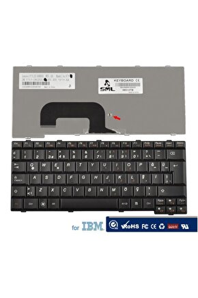 Ibm Lenovo ideaPad S12 N7S Uyumlu Notebook Klavye Tuş Takımı (Siyah TR)