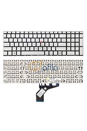 Hp 15-Dw1000 2A9H8EA, 15-Dw1000nt 8KE20EA Notebook Klavyesi Gri TR