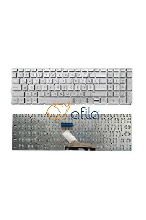Pavilion 15-cs3004nt 8XG21EA Notebook Klavyesi (Silver, Gri TR)