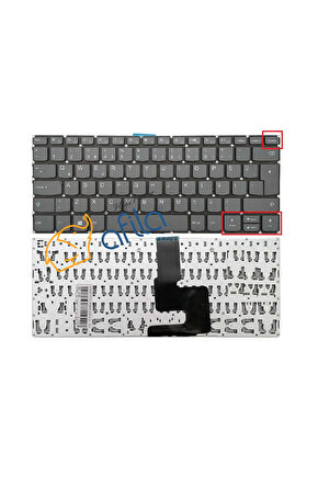 Lenovo ideaPad V145-15AST (81MT) Notebook Klavyesi Siyah TR  Ver.2