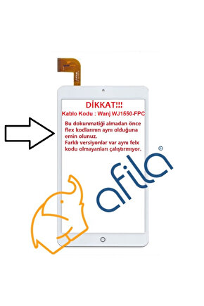 Reeder M7 WJ1550-FPC V1.0 7 inç Dokunmatik Panel