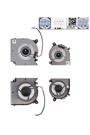 MSI Katana GF76 11UD-875TRuyumlu Cpu,işlemci +Gpu, Vga, Ekran Kartı Fanı  Sağ-Sol SET(msi)