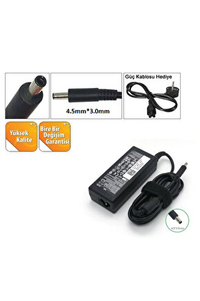 Dell Latitude P129G (3410) Notebook Adaptörü, Şarj Aleti Cihazı 65W Uyumlu