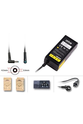 Hp 15s-FQ2045NT 2N2N8EA uyumlu Notebook Adaptörü, Şarj Cihazı 65W