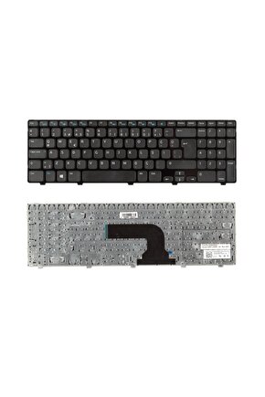 Inspiron 15R 3521, 5521 Notebook Klavye - Siyah - TR Uyumlu