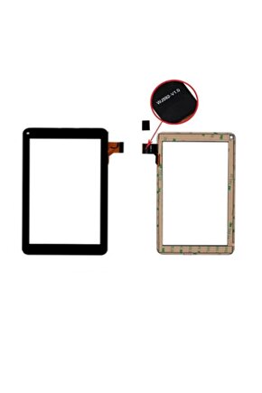 Onyo Alive Premium 7 Inç Tablet Uyumlu Dokunmatik Panel - Siyah