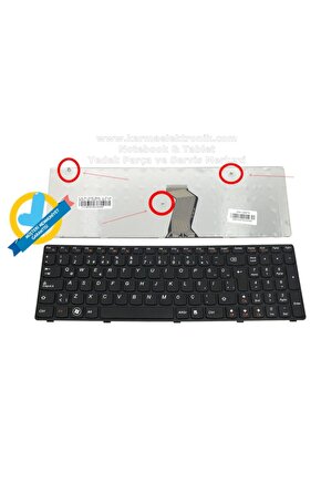 25206663, 25206693, 25208028 Notebook Klavyesi (siyah Tr)