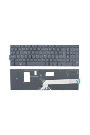 TH-Dell Latitude 3550 Vostro 15-3558 Notebook Klavyesi Tuş Takımı (Siyah TR)