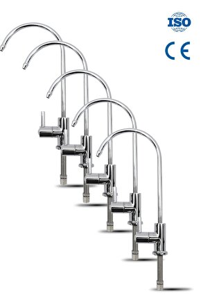 Su Arıtma Cihazı Lüks Prinç Avrupai Musluk ( Arıtma Musluğu ) 5 Adet