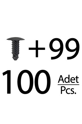 Ford, Fits, Lincoln, Buick için Tampon ve Bagaj Döşeme Klipsi-100lü