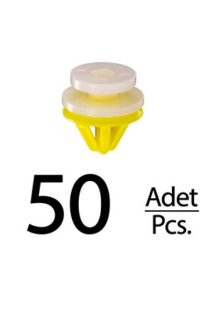 Land Rover Opel Renault için Kapı Döşeme Klips - 50 Adet