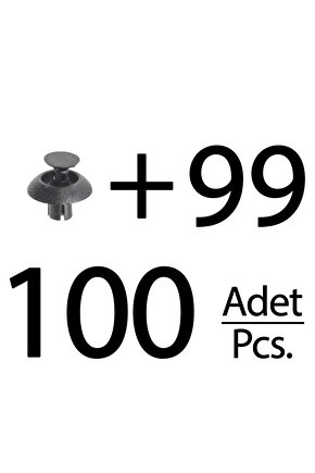 Toyota, Lexus, Scion için Tampon, Radyatör Izgara Klips- 100lü