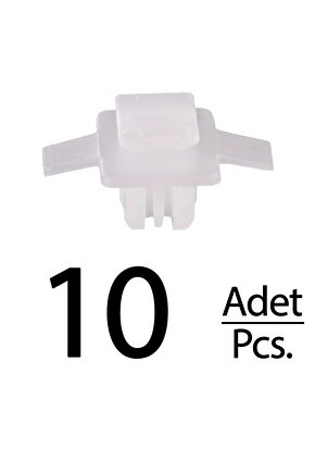 Honda Civic Pilot CR-V Accord için Çamurluk Ağzı Klips - 10 Adet