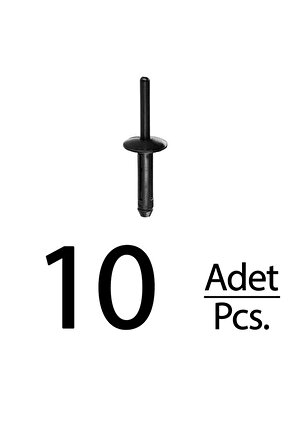 Chevrolet için Tampon Klips - 10 Adet