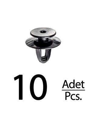 Audi Mitsubishi VW için İç Döşeme Klips - 10 Adet
