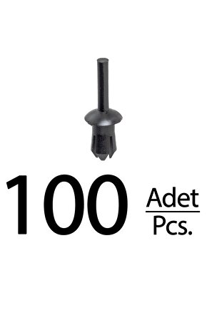 Mercedes A Class W168 B Class W242 W246 Audi için Tampon Bağlantı Klips - 100 Adet