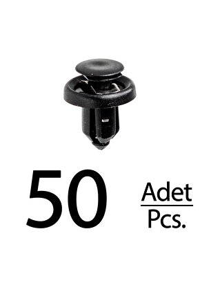 Honda Accord Hybrid CR-V CR-Z Civic için Tampon Klips - 50 Adet