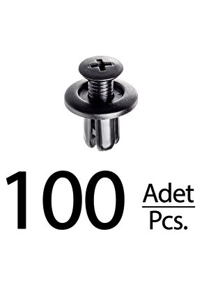 Kia Amanti Borrego Cadenza Forte Optima Subaru için Davlumbaz ve Tampon Klips- 100 Adet