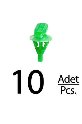 Toyota, Honda için Toz Klips- 10 Adet