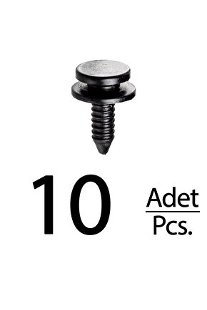 Ford Transit Land Rover Discovery II için Panel Klips - 10 Adet