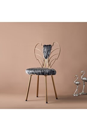 Gold Melek Melek Sandalye Angel Sandalye Makyaj Sandalyesi