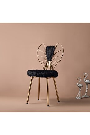 Gold Melek Melek Sandalye Angel Sandalye Makyaj Sandalyesi