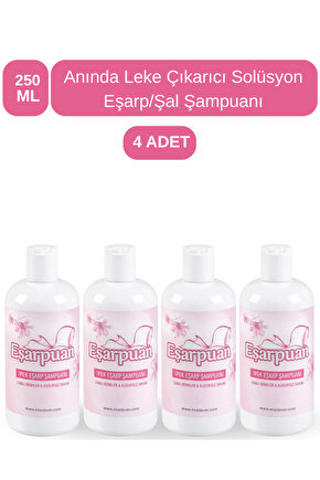 4lü Dev Ipek Şal Eşarp Şampuanı Anında Leke Çıkarıcı Solüsyon Set (4 ADET)