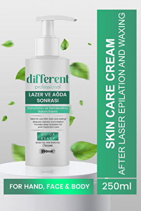 Lazer Epilasyon Ve Ağda Sonrası Leke Önleyici Tahriş Azaltıcı Bakım Kremi 250 ml