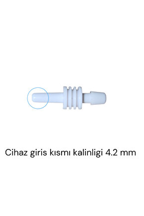 Dijital Tansiyon Aleti Manşon Jak Adaptörü 4.2 mm – Düz Tip Bağlantı Konnektörü