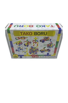 Tako Boru Yapı Oyuncak 72 Parça Tako Boru Eğitici Oyun