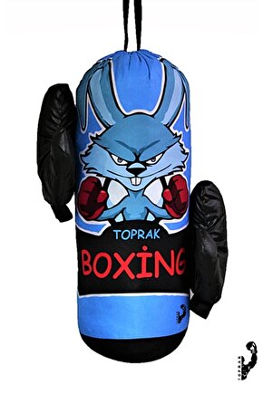 Eldiven Hediyeli 2-6 Yaş Çocuklar İçin Boks Torbası İçi Dolu Toprak Sport