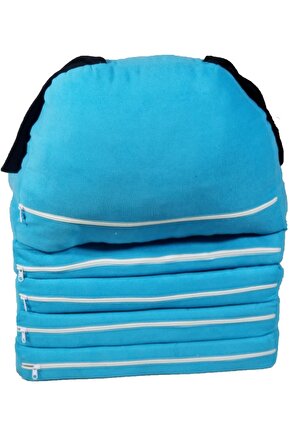 Minderli Katlanabilir Bebek-çocuk Koltuğu Sandalye Portatif Yatak Puf Sofa Kumaş Köpek Figürlü