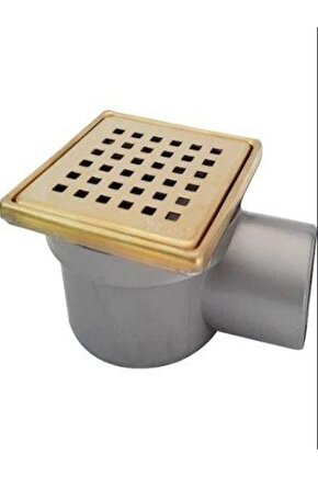 11x11 Cm Altın Rengi Paslanmaz Çerçeve Paslanmaz Izgara Yer Süzgeci