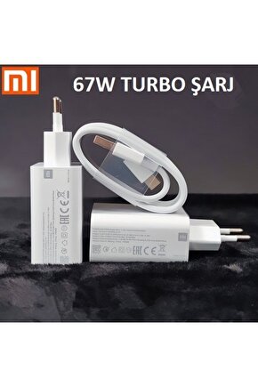 Xiaomi Mi 11 67 Watt Orjinal Turbo Şarj Cihazı Redmi Mi 6a Type-c Data Kablo + Myd-12-eh