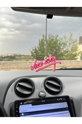 Vice City Dikiz Aynası Süsü - Araç İçi Aksesuar