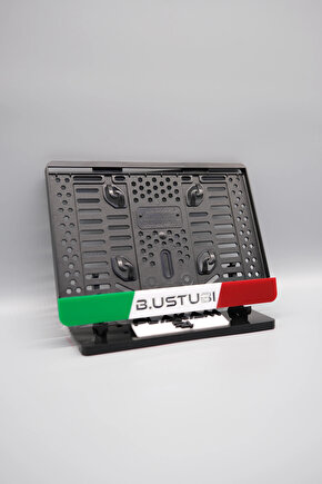 İTALYA TEMALI KİŞİYE ÖZEL GÜMÜŞ İSİMLİ PLEKSİ MOTOR PLAKALIĞI