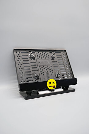 DEAT FACE EMOJİ 3D KABARTMALI PLEKSİ MOTOR PLAKALIĞI