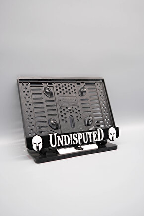 UNDISPUTED 3D KABARTMALI PLEKSİ MOTOR PLAKALIĞI