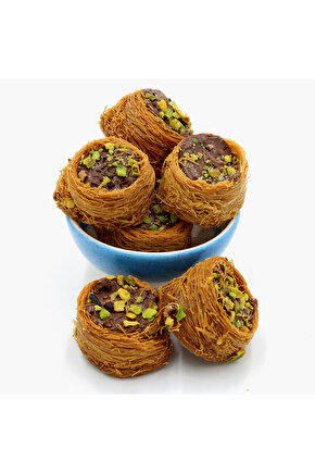 Kadayıflı Çikolatalı Bülbül Yuvası Lokum 400g – Doğal Tat, Taptaze Sunum