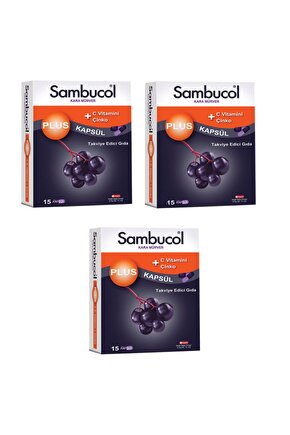 Plus C Vitamini & Çinko 15 Kapsül 3 Adet