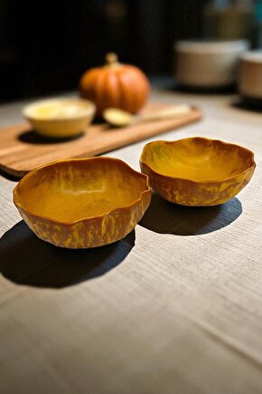 Wood 14cm Porselen Çukur Kase