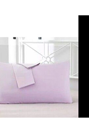 2 ADET %100 COTTON(PAMUK) LİLA (50x70cm)YASTIK KILIFI