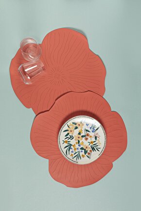 Blossom Suni Deri 2li Amerikan Servis 40 Cm Açık Pembe