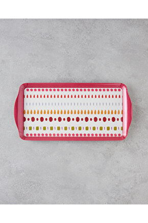 Confetti Melamin Tepsi 37x18 cm Renkli