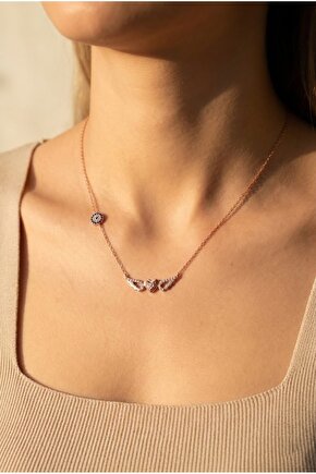 Melek Kanatlı Kalp Kolye