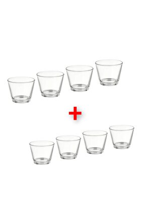 8li Set Tealight Mumluk Yükseklik: 6 Cm İkea 8 Adet Cam Tealiht Mum Kabı Şeffaf