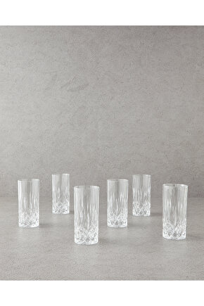 Leonora Kristalin 6lı Bardak 300 ml Şeffaf