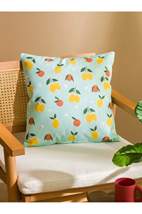 LCW HOME Yeşil Baskılı Kırlent Kılıfı 45x45 cm