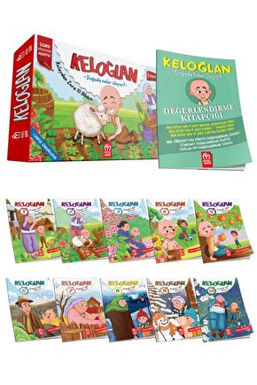 Keloğlan Doğada Neler Oluyor Hikaye Serisi 1 Sınıf Okuma Seti 10 Kitap Her biri 16 Sayfa