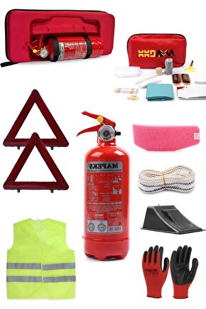 Eva Trafik Ve Ilk Yardım Seti Ekonomik - Tüvtürk Uyumlu Eva Trafik Seti Tüp 4 Yıl Garantili